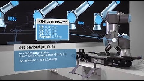 CB3: How to change payload and center of gravity during program execution