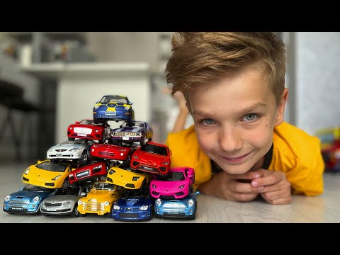 Mark finds small cars and learns to count with a cool car