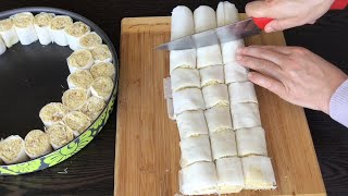 Baklava Hamuru Açamayanlar İçin En Kolay Bayram Tatlısıkadayıf Sarma Beratatlıdünyası