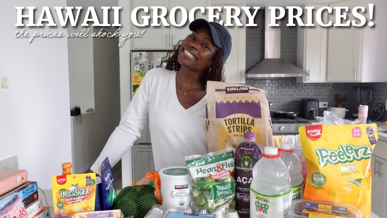 what nobody tells you about grocery shopping in Hawaii (my full haul + prices!)