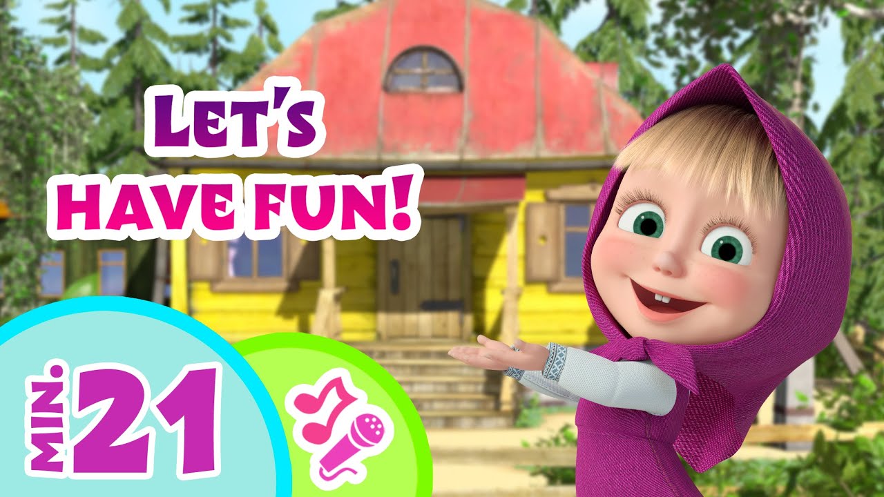 🎤 TaDaBoom English👍🤩Let's have fun!🤩👍Karaoke collection for kids 🎵 Masha and the Bear songs
