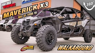 2024 Can-Am® Maverick X3 MAX DS Turbo RR Catalyst Gray Walk-around