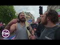 Jesus to bring back Christian values?Tommy Robinson march, london 16/05/2026