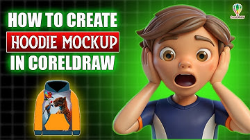 Design a Professional Hoodie Mockup in CorelDRAW | Quick & Easy