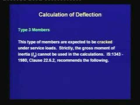 Lecture-29-Calculations of Deflection and Crack Width