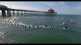 Paddle-out memorial honoring Quiksilver CEO Pierre Agnes