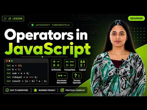 Operators in JavaScript Explained 🔥 | Arithmetic, Comparison, Logical & More