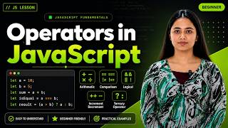 Operators in JavaScript Explained 🔥 | Arithmetic, Comparison, Logical &amp; More