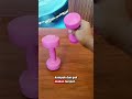 Barbel 1KG Dumble Sudah Ada Isi Dumbbell Plastik PVC Siap Pakai Home Work Out