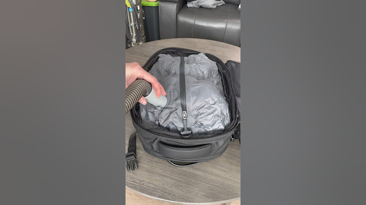 World’s first vacuum suction backpack…