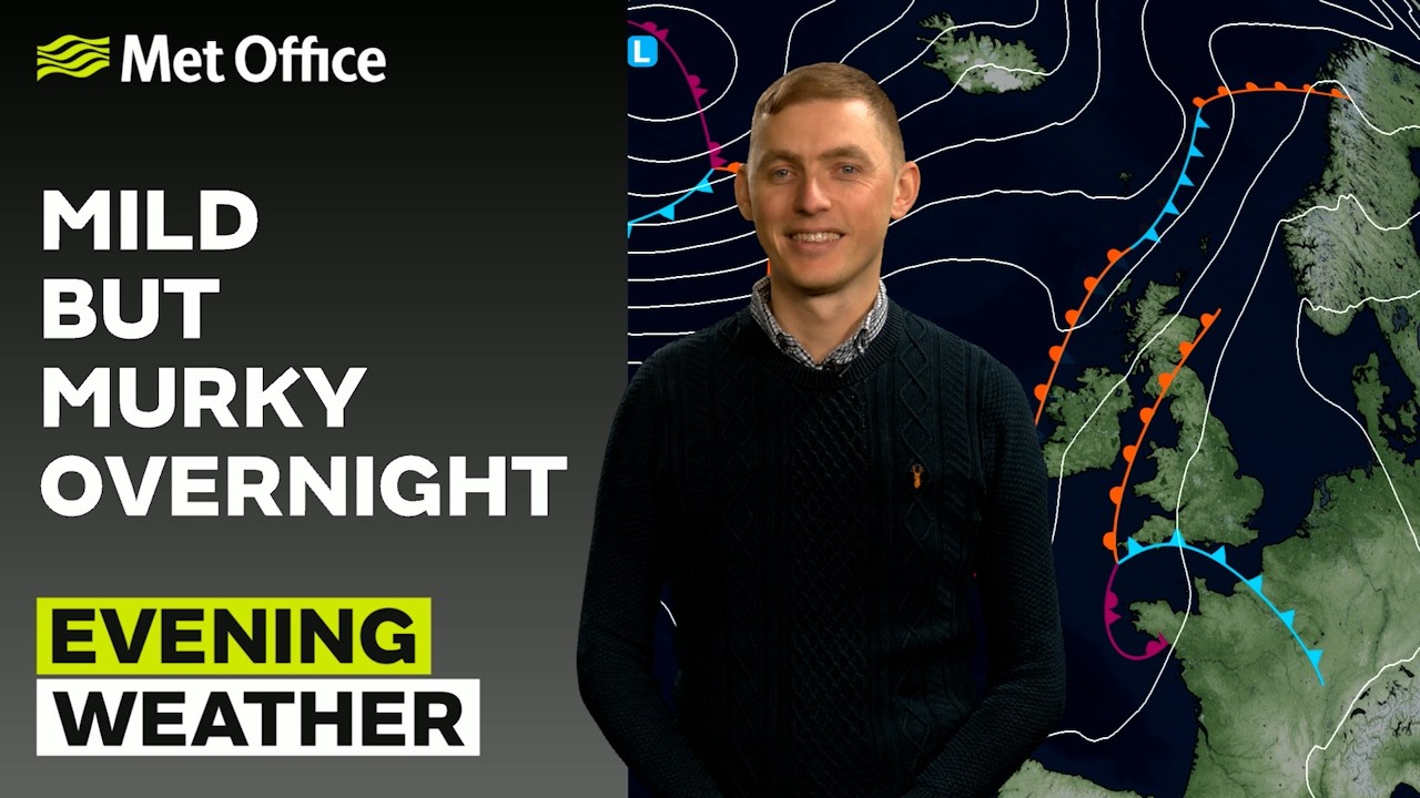 08/03/2026 - Mild overnight - Evening Weather Forecast UK – Met Office ...