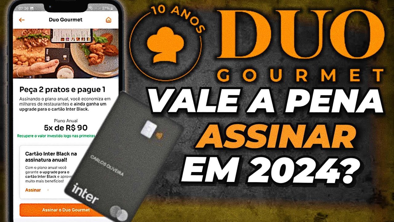 Duo Gourmet vale a pena assinar para ter Cartão Black do Inter? - YouTube