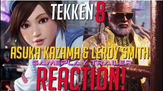 STRONG \& DRIP🔥Tekken 8 - Asuka Kazama \& Leroy Smith Gameplay Trailer Reaction🔥