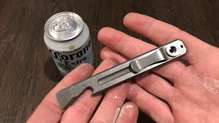 Zach Wood Pop n Pry Strike Plate Titanium Prybar first impressions