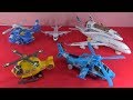 UNBOXING BEST  :  Cartoon helicopter Airbus plane Flicker Helicopter space shuttle NASA