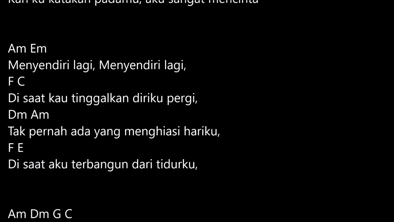 Mencintaimu lirik disaat aku dadali Lirik Lagu