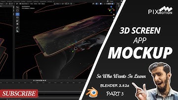 3D Screen App Mockup | Blender 2.82a Tutorial | Part 3