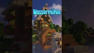 Eine kleine Wassermühle #minecraft #minecraftbuilding #minecraftshorts