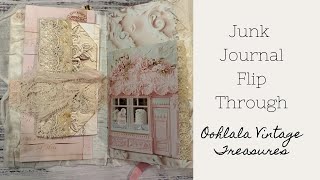 Shabby Chic Junk Journal Flip Through