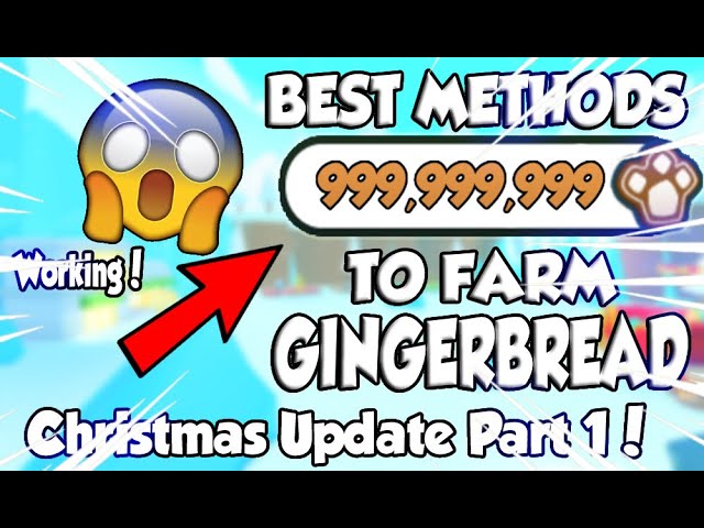 COMO FARMAR TRILHÕES DE GINGERBREAD EM ALGUNS MINUTOS NO PET SIMULATOR X 