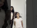 Best hairstyle is the one done by mom #love #mom
