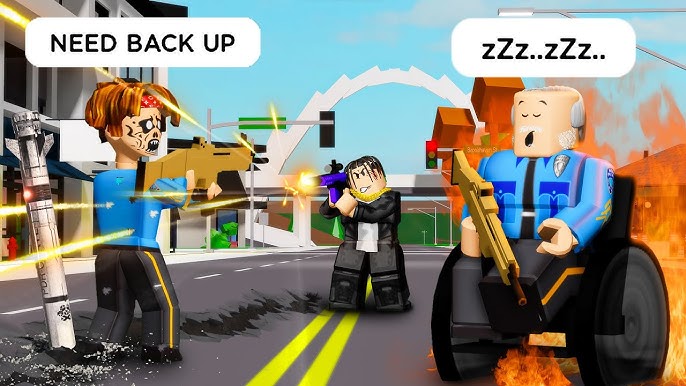 We're fugitives! #brookhaven #roblox #robloxfunny #funnyroblox #gamin