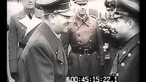 Dalla Germania. L'incontro del Fuehrer con Re Bori...