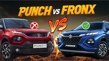 Tata Punch vs Maruti Suzuki Fronx 2025, Compare, Pros & Cons | ROTAQ