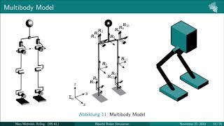 Bipedal Walking Robot Simulation based on the Cart-Table Model