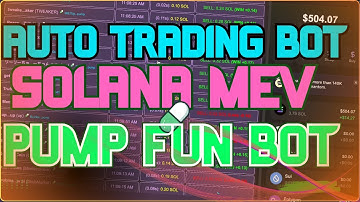 Ultimate Setup Solana MEV Sniper Bot for beginners -  Quick Guide for Pump Fun BOT Token Snipe