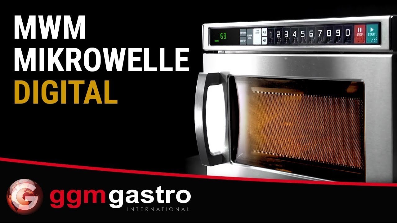 Mikrowelle - 17 Liter - 1,8 kW - Digital - MWM1718 - GGM Gastro