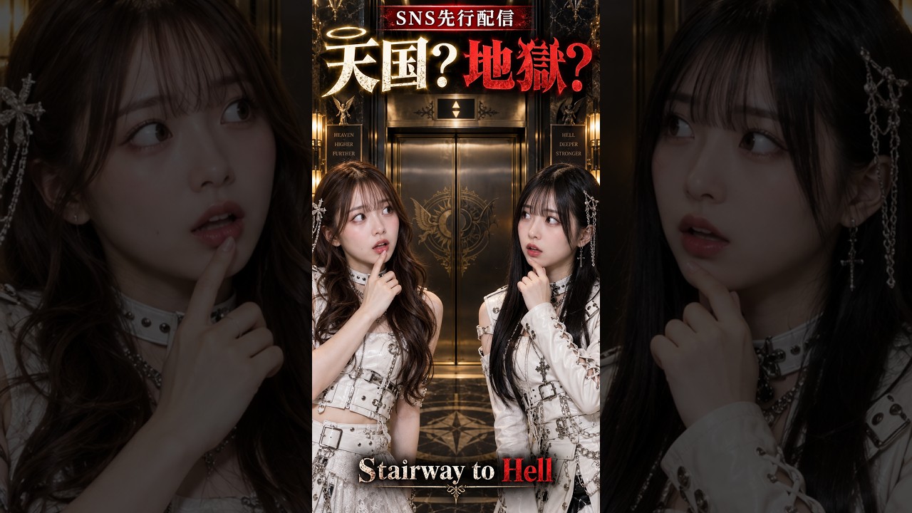 😇 天国？地獄？どっち押す!? DARK KISS「Stairway to Hell」🔥 #Shorts