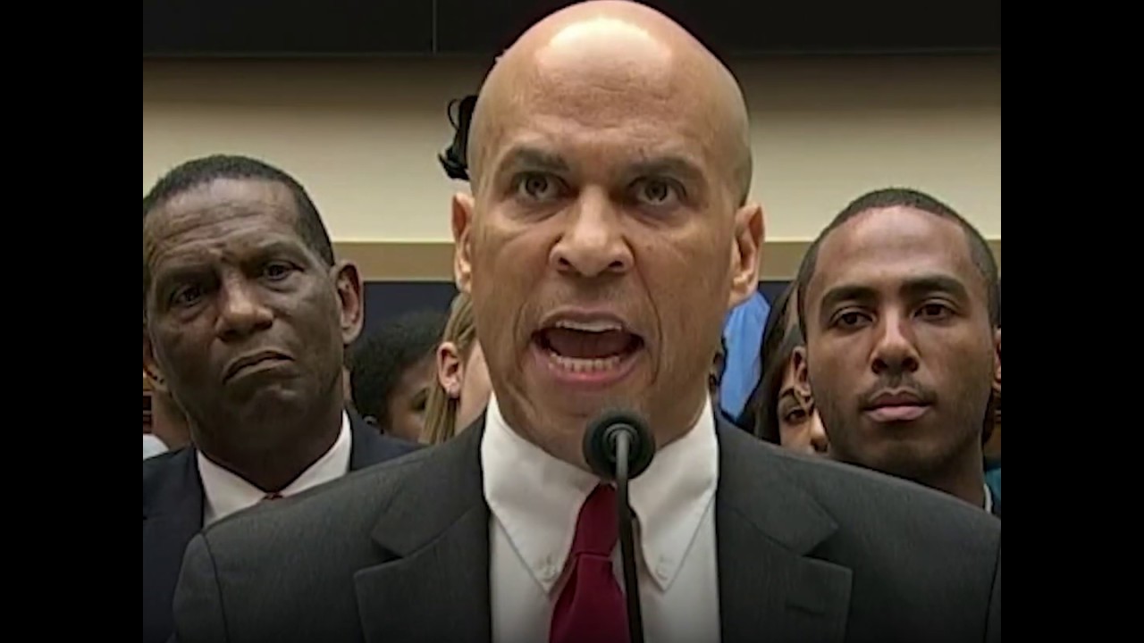 Cory Booker demands study on reparations for slavery at House hearing
