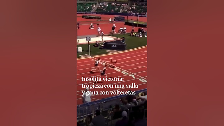 😯 ¡SE CAYÓ… y GANÓ! El final más insólito en una carrera de atletismo. [VIRAL]