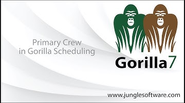 Primary Crew in Gorilla Scheduling