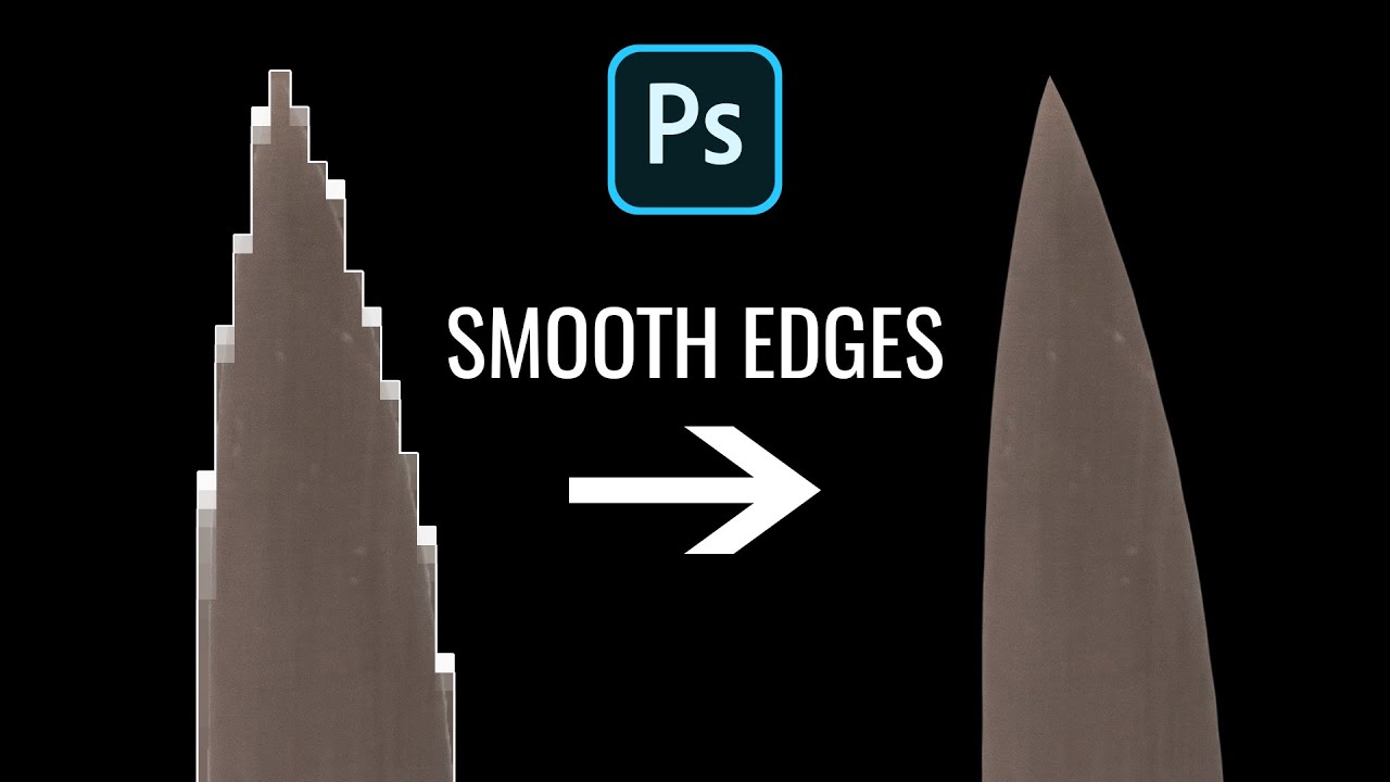 How to Smooth Edges & Lines from Cut Out in Photoshop 