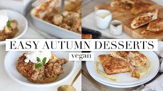 Easy Desserts for Autumn (Vegan) | JessBeautician AD