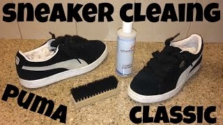 Sneaker Cleaning for Classic Suede Pumas -