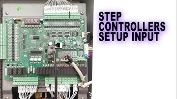 #ELEVATORCONTROLLERS Step Controller input selection and set up