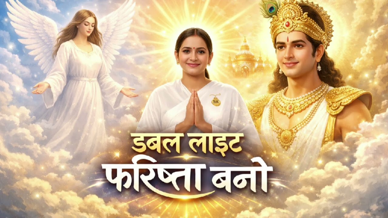 डबल लाइट फरिश्ता बनो 🔥 | ब्राह्मण से देवता तक की यात्रा ..BK Divine song