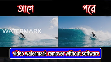 Video watermark remover without software | Bangla tips & Tricks | Nafiz