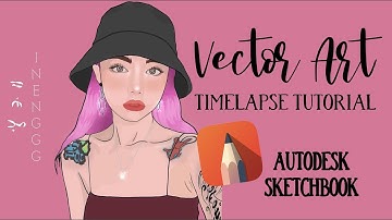 Vector Art Timelapse Tutorial | Autodesk Sketchbook Tutorial