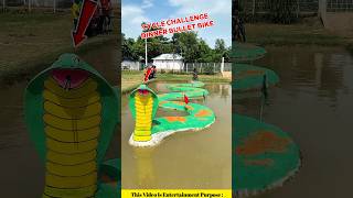 Snake Cycle Challenge Bullet Bike Jeetne Ka Dangerous Game #shorts #challenge #games @mrindianhacker