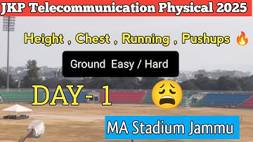 Day - 1 JKP Telecommunication Physical Update 2025 || jkp telecommunication physical today