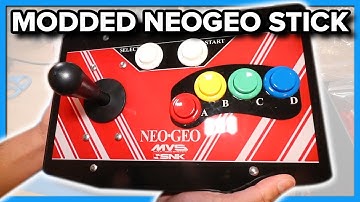 Modding the AliExpress NeoGeo Arcade Stick