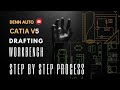 Catia V5 Drafting Workbench || Step By Step Process