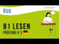ÖSD Zertifikat b1 Lesen Modelltest 3 mit Lösungen