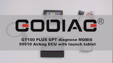 GODIAG GT100 PLUS GPT + LAUNCH X431 PRO: Diagnose MOBIS 95910 Airbag