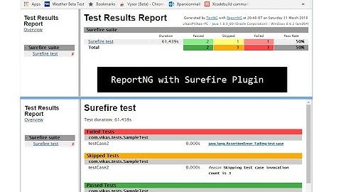 O3 Framework 7  ReportNG Report Integration using Surefire plugin with framework