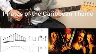Download Lagu Pirates of the Caribbean Theme (guitar cover with tabs \u0026 chords) MP3